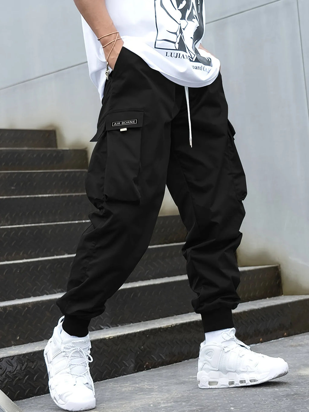 Multi-pocket Cargo Pants Men's