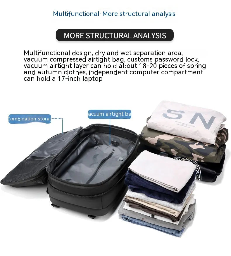 Travel Backpack Men's Business Multifunction