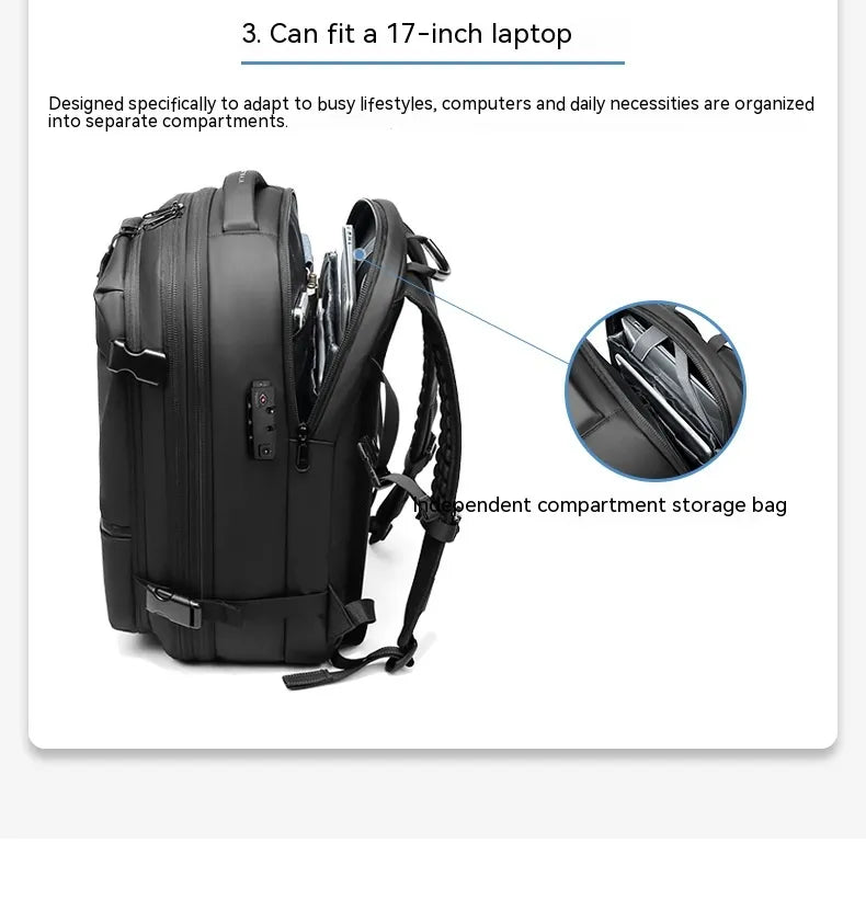 Travel Backpack Men's Business Multifunction