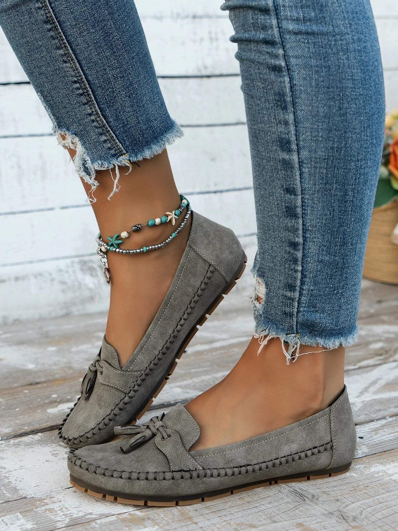 Women's Round Head Loafers