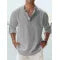 New Men's Casual Blouse Cotton