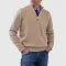 Men's Stand Collar Zipper Sweater