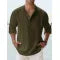 New Men's Casual Blouse Cotton