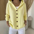 Ins Button Hooded Sweater Fashion