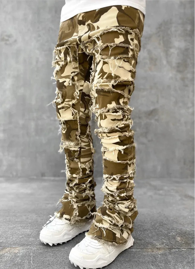 Ins Fringes Ripped Trousers Individual