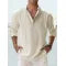 New Men's Casual Blouse Cotton