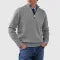 Men's Stand Collar Zipper Sweater