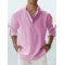 New Men's Casual Blouse Cotton