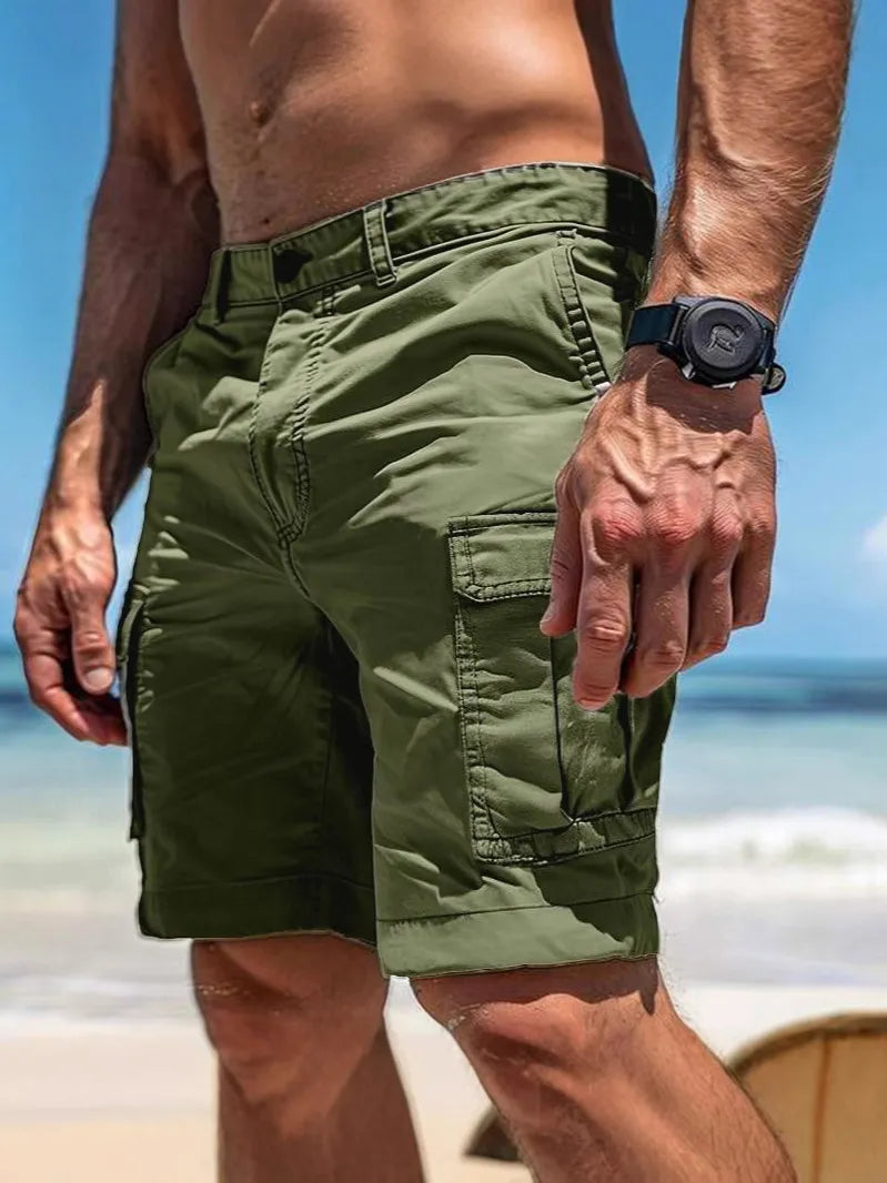 Men's Cargo Shorts Summer Multi-Pocket